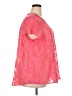 Torrid 100% Polyester Pink Short Sleeve Blouse Size 2X Plus (2) - photo 4