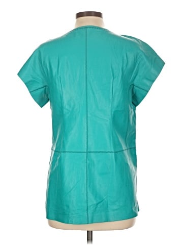 Lafayette 148 New York Short Sleeve Blouse (view 2)