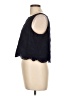 Gap 100% Rayon Black Sleeveless Blouse Size Lg Petite - photo 5