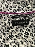 Talbots Animal Print Tan Short Sleeve Blouse Size L (estimated) - photo 7