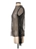 WeWoreWhat Silver Long Sleeve Top Size S - photo 5