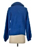 Ruby Moon 100% Polyester Solid Blue Turtleneck Sweater Size S - photo 2