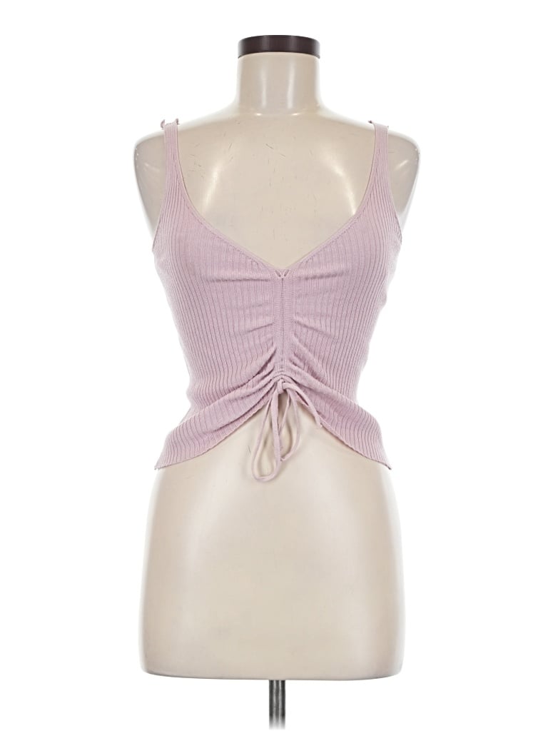 Pre-owned Dreamers By Debut Sleeveless Top Pink Halter Neckline Tops