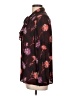 Halogen 100% Polyester Floral Burgundy Long Sleeve Blouse Size L - photo 5