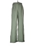 Francesca's 100% Polyester Solid Green Casual Pants Size L - photo 1