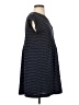 Ann Taylor LOFT Chevron-herringbone Blue Casual Dress Size S (petite) - photo 4