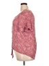 Siren Lily 100% Polyester Pink Short Sleeve Blouse Size 2X - photo 5