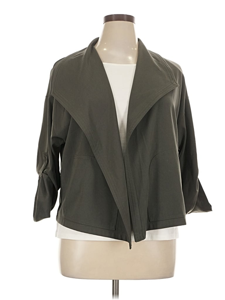 Pre-owned Max Studio Jacket In Gray