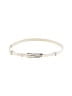 Express 100% Leather Ivory Leather Belt Size Sm - Med - photo 1
