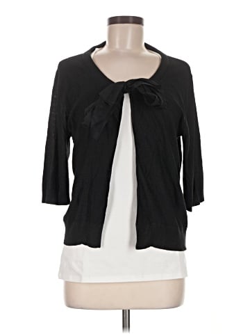 Donna Karan New York Silk Cardigan (view 1)