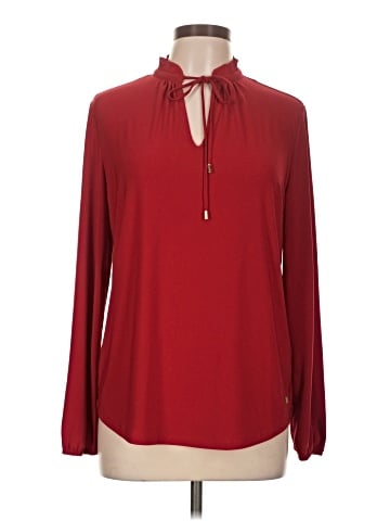 Anne Klein Long Sleeve Blouse (view 1)