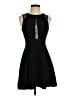BCBGeneration 100% Polyester Solid Black Cocktail Dress Size 0 - photo 1