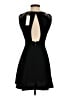 BCBGeneration 100% Polyester Solid Black Cocktail Dress Size 0 - photo 2