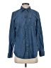 Talbots 100% Cotton Blue Long Sleeve Button-Down Shirt Size S - photo 1