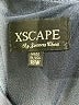 Xscape 100% Polyester Solid Blue Black Cocktail Dress Size 18 - photo 7