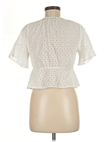 Madewell Tie-Front Top in Eyelet (view 2)
