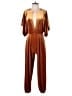 Norma Kamali Metallic Brown Jumpsuit Size S - photo 1