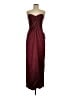 Xscape 100% Polyester Burgundy Cocktail Dress Size 6 - photo 1