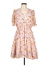 Taylor 100% Polyester Floral Pink Casual Dress Size 12 - photo 1