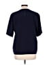 Worthington 100% Polyester Blue Short Sleeve Top Size L - photo 2