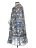 Veronica Beard Paisley Blue Casual Dress Size L (estimated) - photo 5