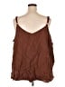 Torrid Brown Sleeveless Blouse Size 5X Plus (5) - photo 2