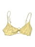 Beach Bunny Metallic Gold Swimsuit Top Size M - photo 1