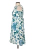Ann Taylor LOFT 100% Polyester Print Blue Casual Dress Size XXS (petite) - photo 5