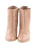 Nine West 100% Leather Solid Snake Print Tan Ankle Boots Size 8 - photo 2