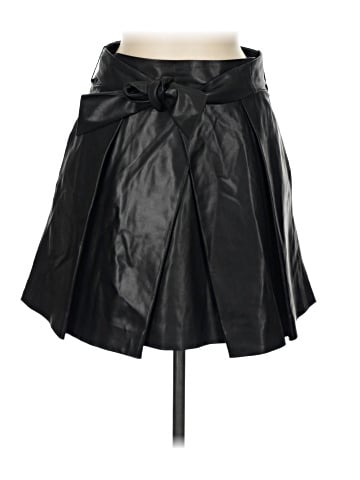 Milly Leather Skirt (view 1)