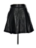 Milly 100% Leather Black Leather Skirt Size M - photo 2