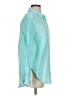 Talbots Color Block Teal Long Sleeve Button-Down Shirt Size S - photo 4