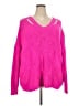 Skies Are Blue 100% Acrylic Pink Pullover Sweater Size 3X - photo 1