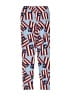 Lularoe Print Blue Casual Pants Size 8 - 14 - photo 2