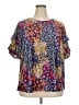 Cato Purple Short Sleeve Blouse Size 22 - photo 1