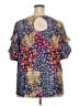 Cato Purple Short Sleeve Blouse Size 22 - photo 2
