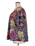Cato Purple Short Sleeve Blouse Size 22 - photo 5