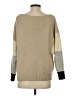 Alice + Olivia Color Block Tan Pullover Sweater Size S - photo 2