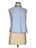J.Crew 100% Cotton Blue Sleeveless Button-Down Shirt Size 6 (petite) - photo 1