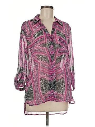 Diane von Furstenberg 3/4 Sleeve Silk Top (view 1)