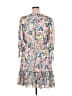Taylor 100% Polyester Floral Gray Casual Dress Size 16 - photo 2