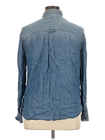 American Eagle Outfitters Long Sleeve Button-Down Shirt (view 2)