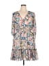 Taylor 100% Polyester Floral Gray Casual Dress Size 16 - photo 1