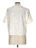 On 34th Metallic Silver Short Sleeve Top Size L - photo 2