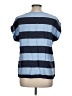 Talbots 100% Tencel Stripes Blue Short Sleeve Top Size 12 Petite - photo 2