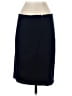J. McLaughlin Solid Blue Black Formal Skirt Size 4 - photo 2