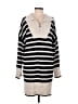 Blu Pepper Stripes Black Pullover Sweater Size M - photo 1
