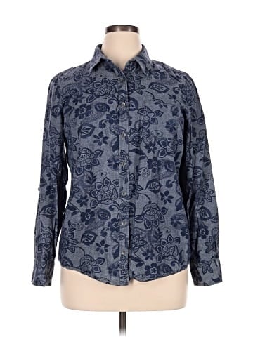 Kim Rogers Long Sleeve Button-Down Shirt (view 1)