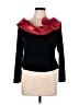 Cachet Black Long Sleeve Top Size 12 - photo 1