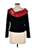 Cachet Black Long Sleeve Top Size 12 - photo 2